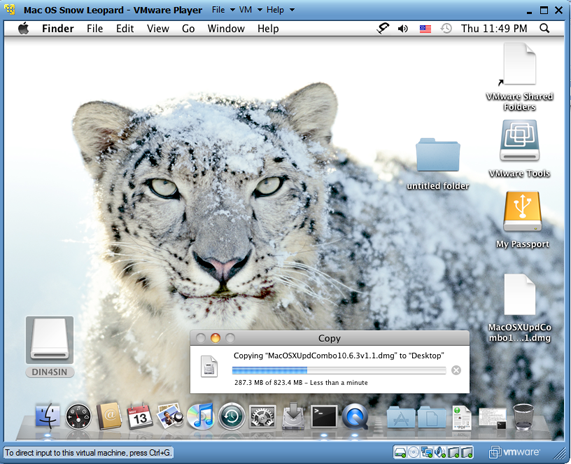 snow leopard usb install dmg